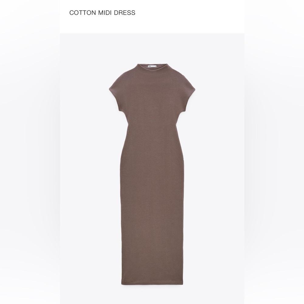 Zara Cotton Midi Dresses - 2 Dresses